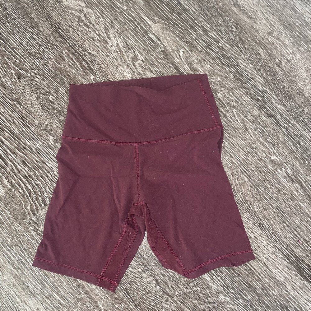 Lululemon Align Pink Biker Shorts